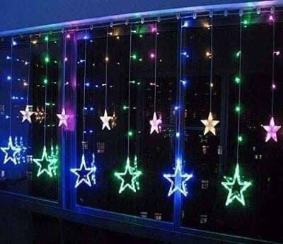 STAR CURTAIN 6*6 MULTICOLOUR LIGHT