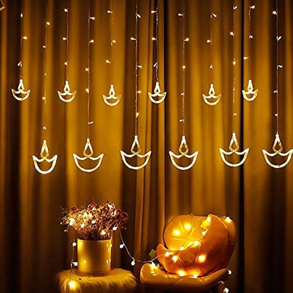 DIYA CURTAIN WARM WHITE.