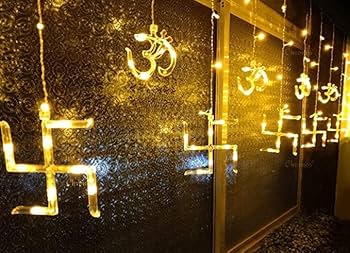 OM SWASTIK CURTAIN.