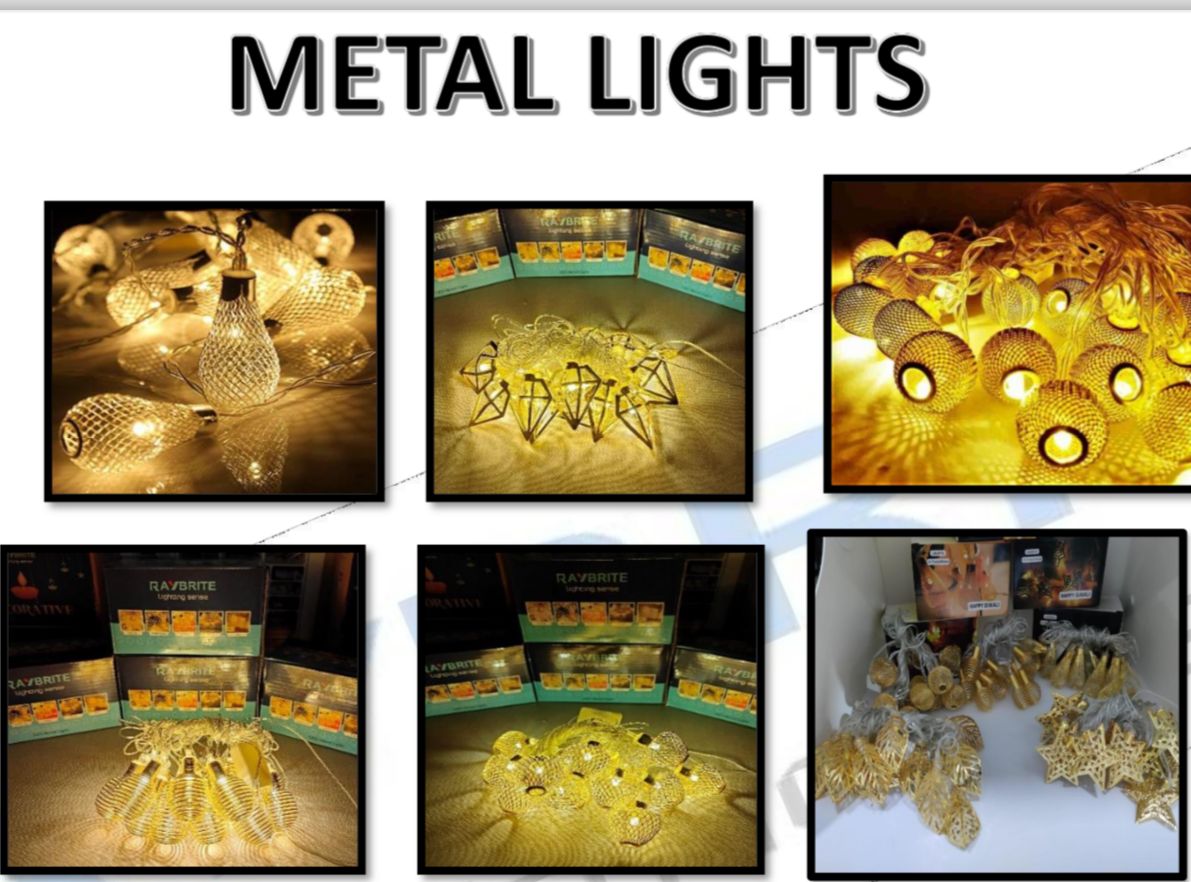 METAL LIGHT ( RANDOM DESIGN ).