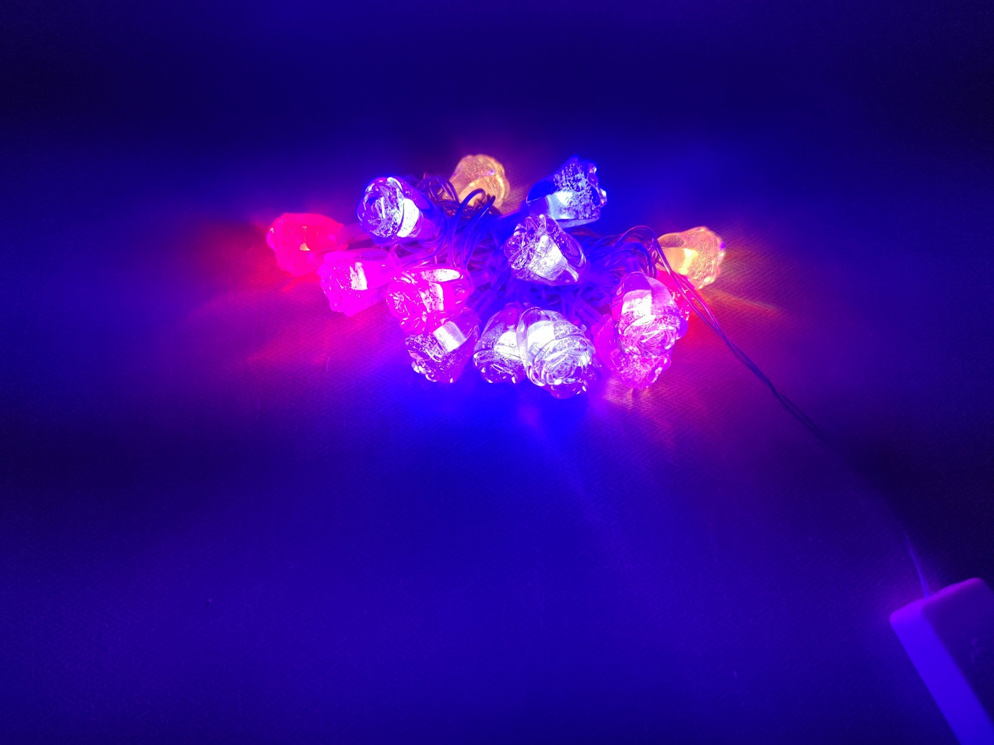 CRYSTAL GEL ROSE (14 LED).