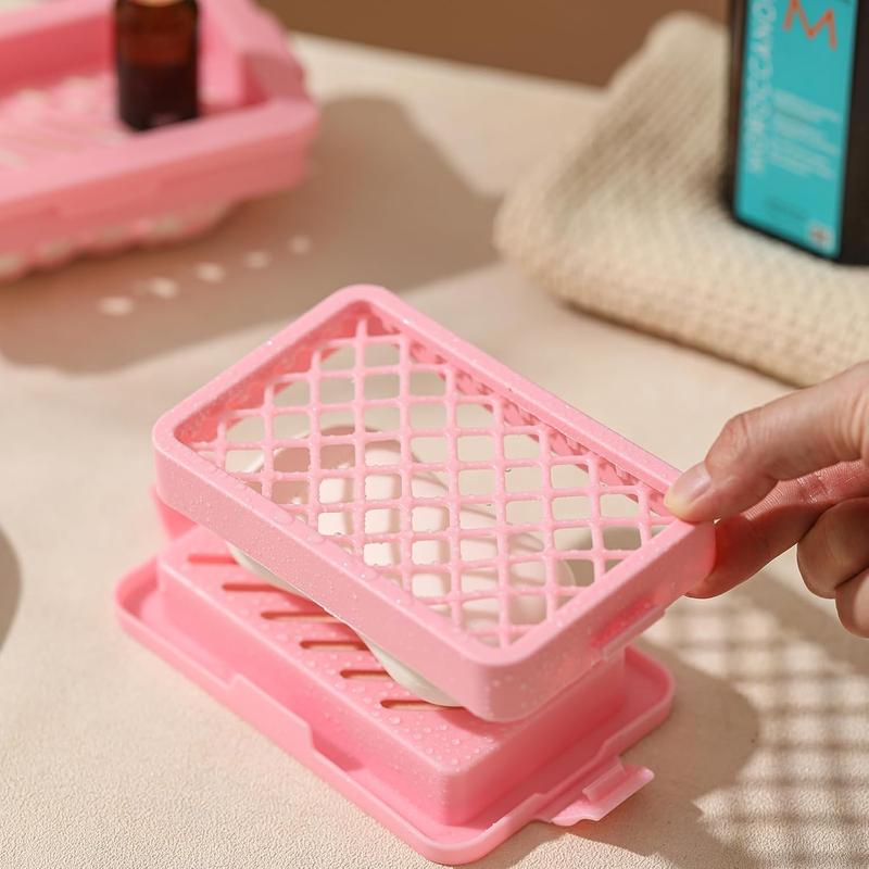 ELASTICITY NON-SLIP PLASTIC SOAP HOLDER