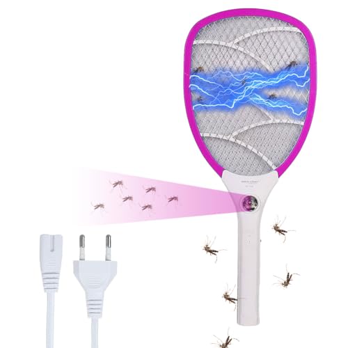 RECHARGEABLE MOSQUITO RACKET WITH COB LIGHT