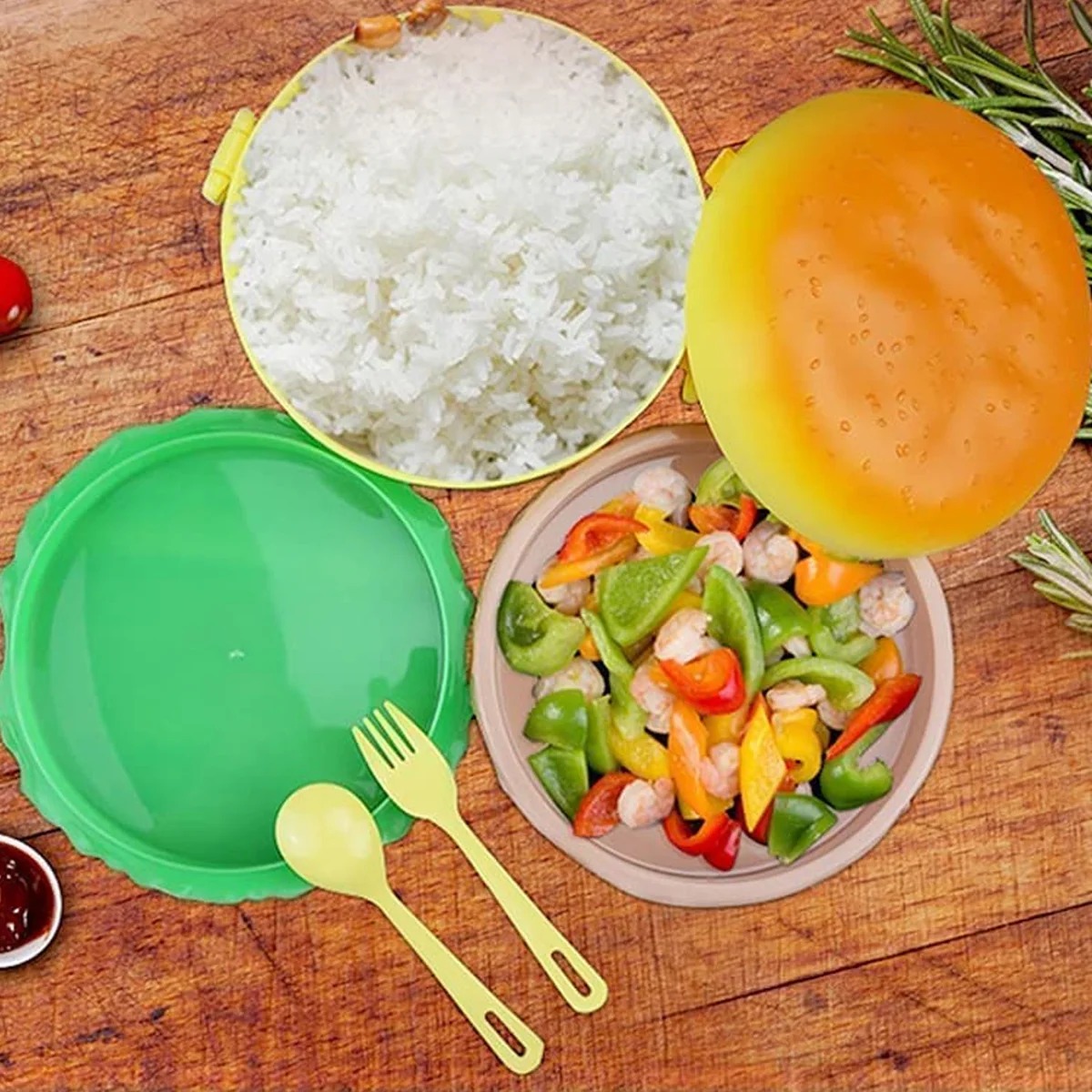 BURGER LUNCH BOX