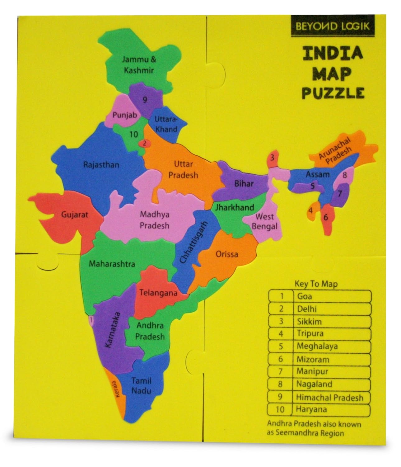 KIDS MAP FOAM TRAY