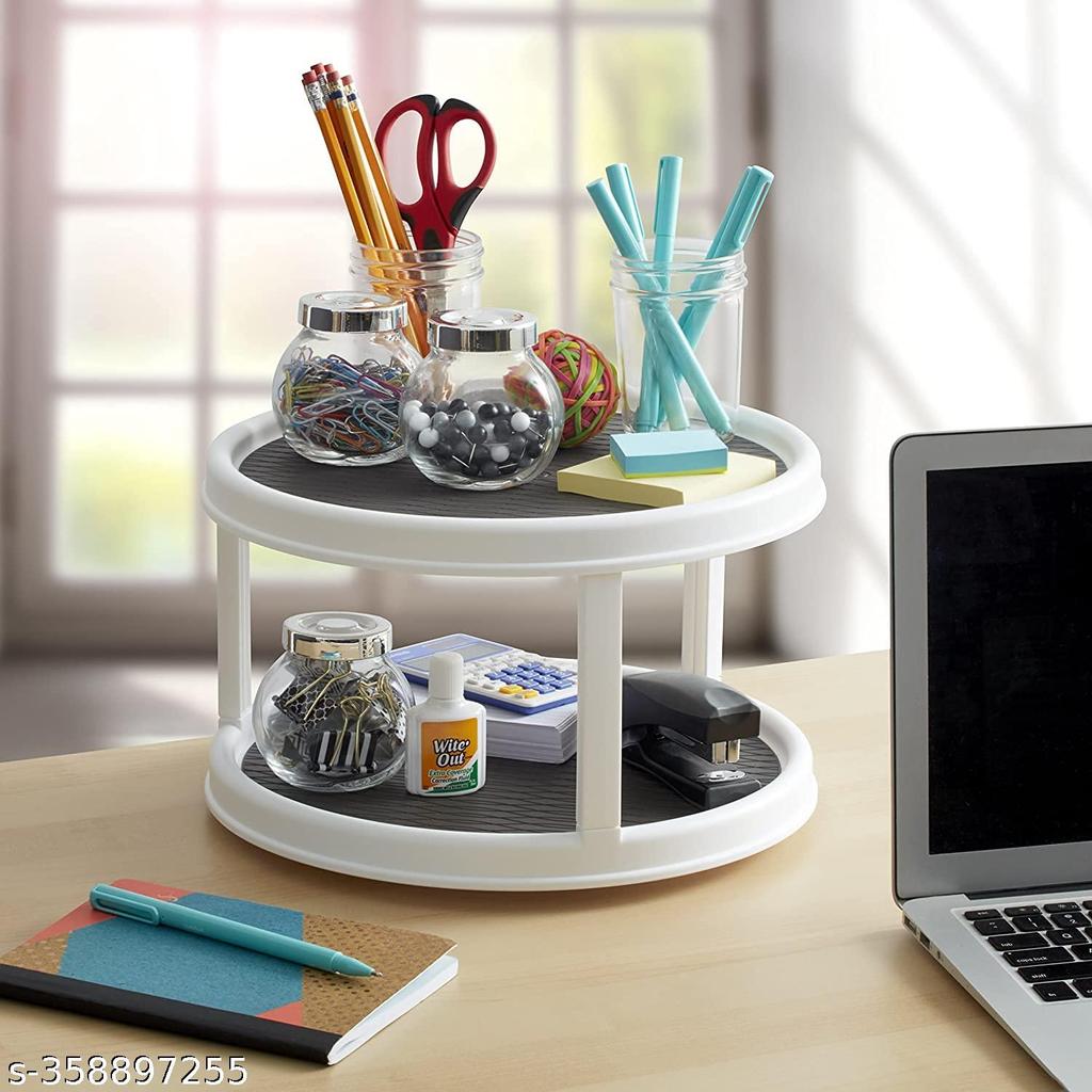 DOUBLE LAYER ROTATING TRAY