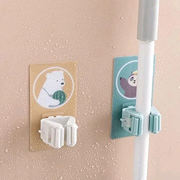 PRINTED BROOM HOLDER SET OF 4