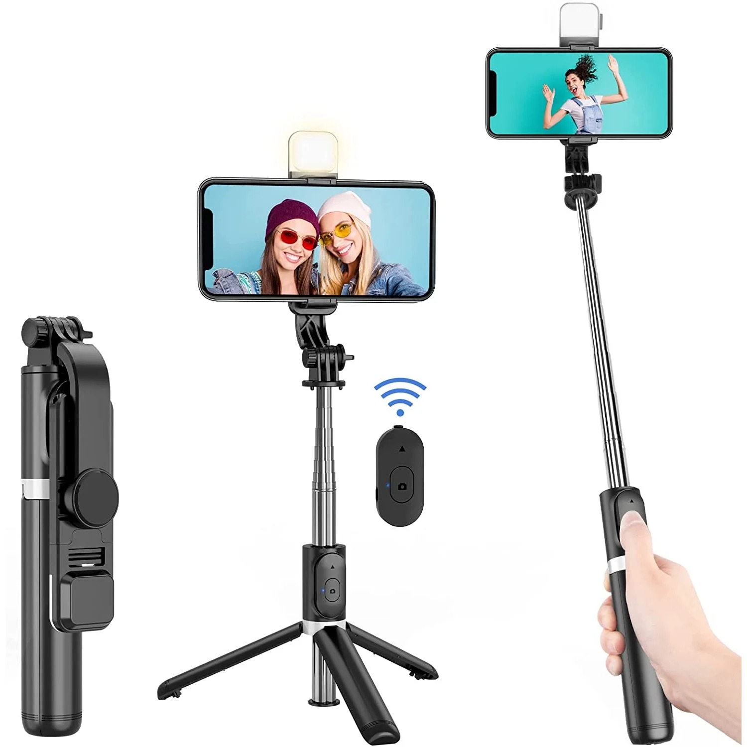 SELFIE STICK WITH LIGHT
