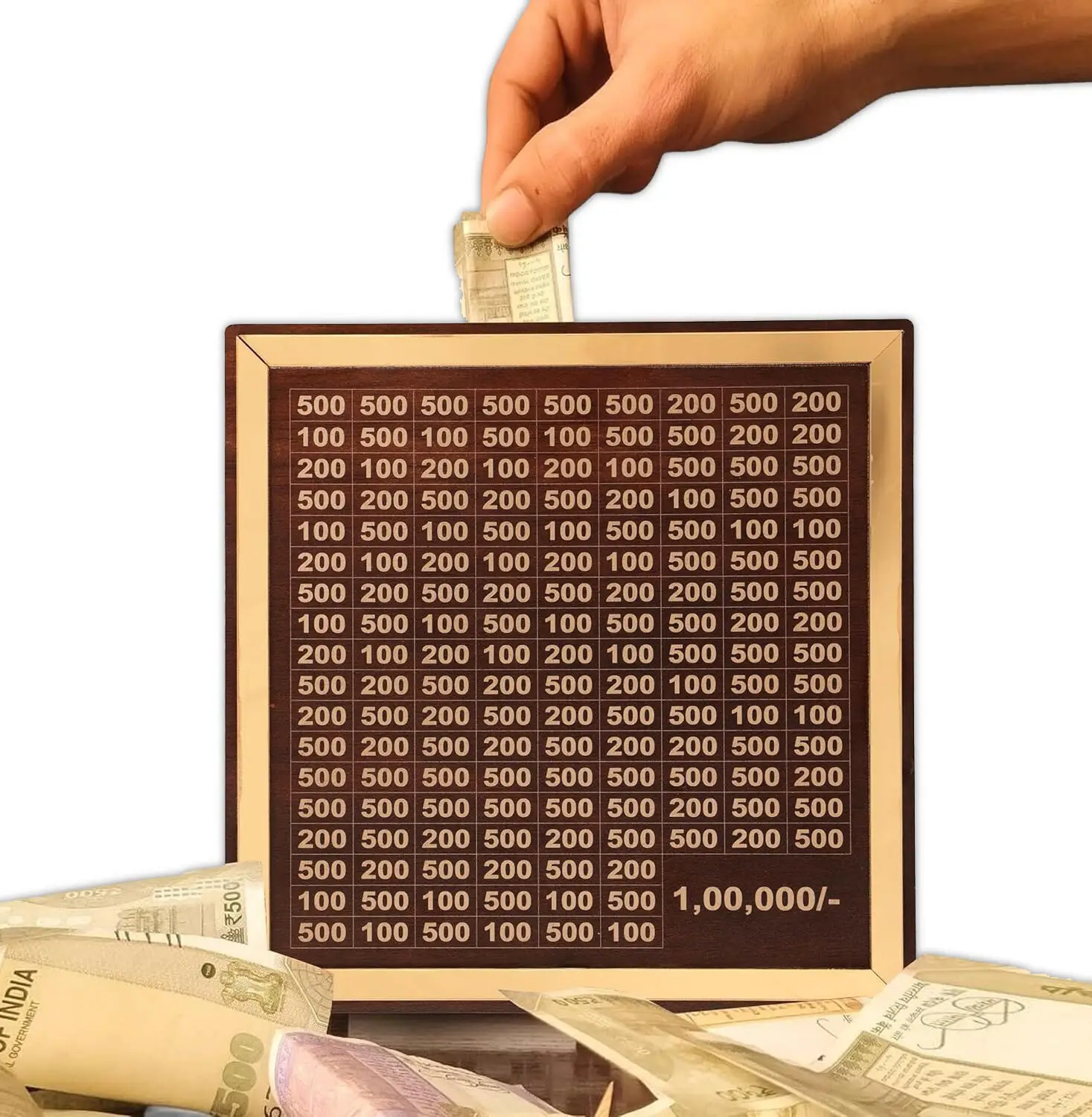 WOODEN MONEY BANK