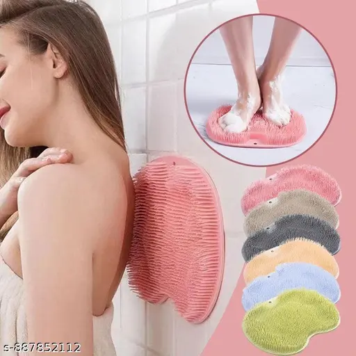 SHOWER FOOT AND BACK SCRUBBER