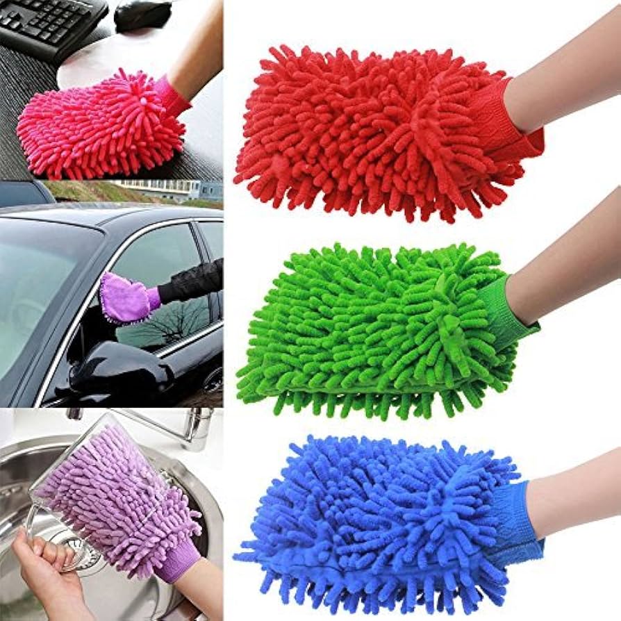 HAND MICROFIBRE GLOVE (SET OF 2)