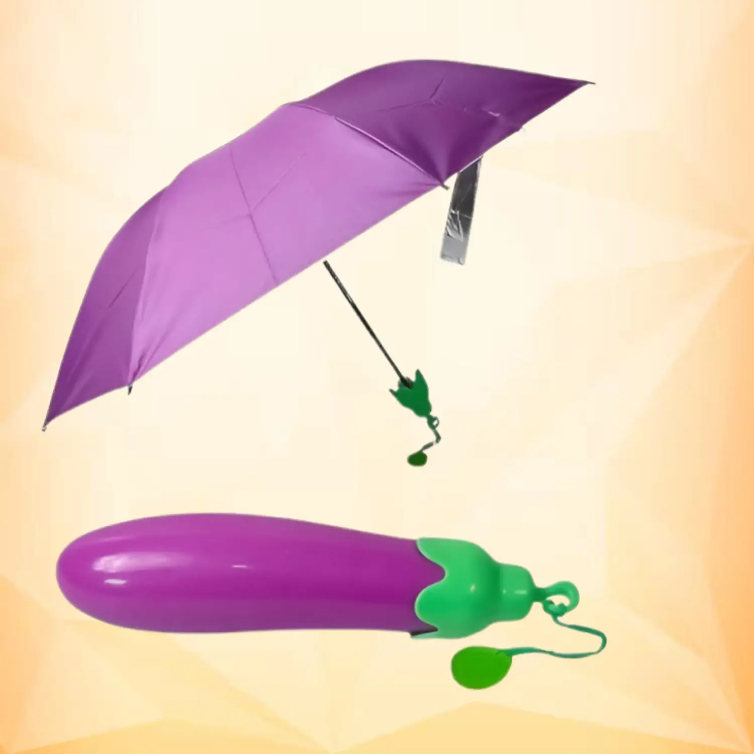 BRINJAL SHAPED UMBRELLA