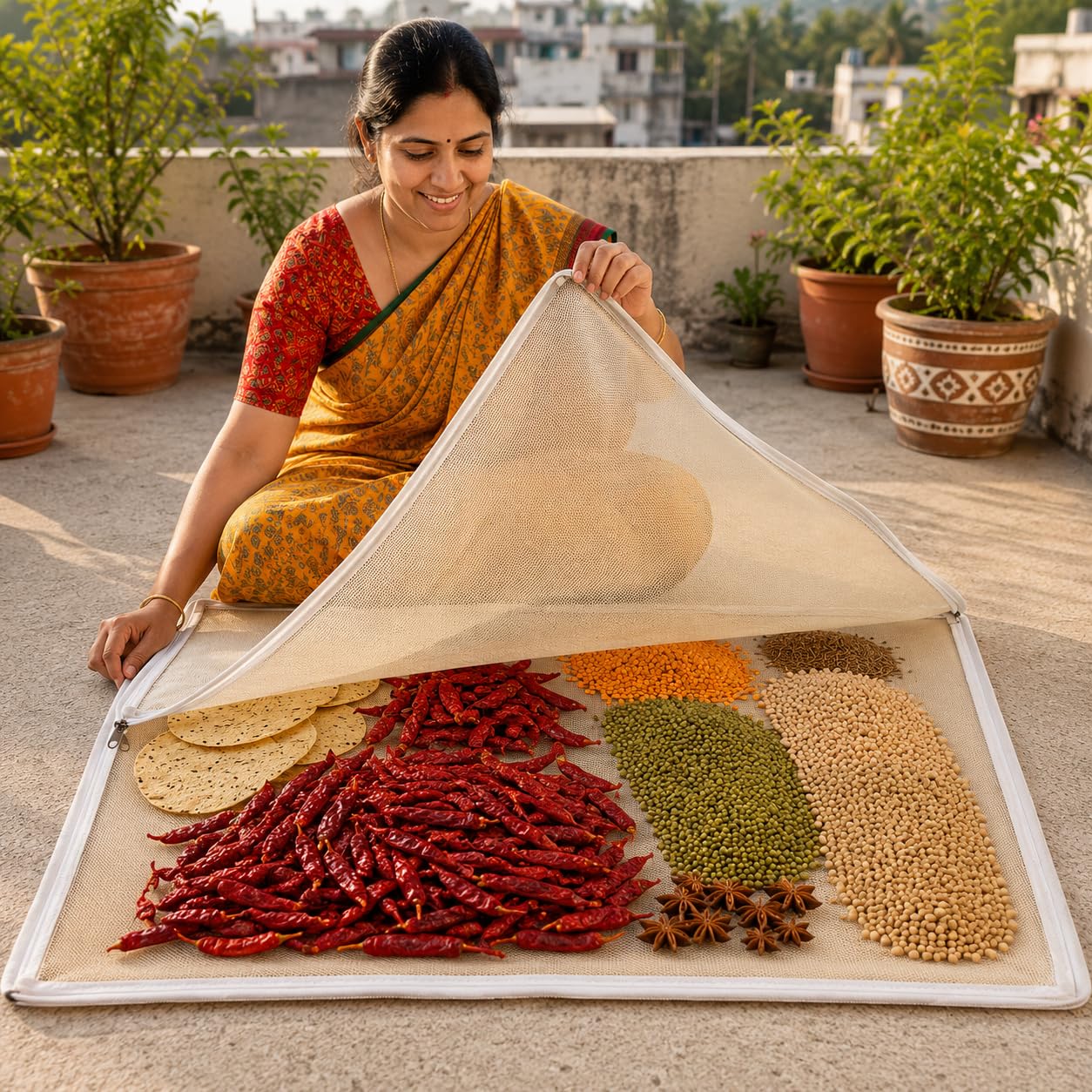 PAPAD DRYING CLOTH