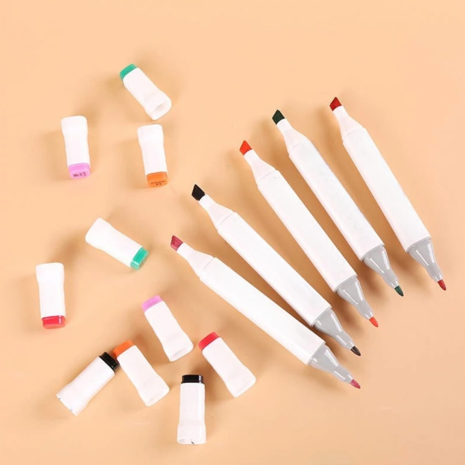 12 PC DUAL TIP MARKER AND HIGHLIGHTER