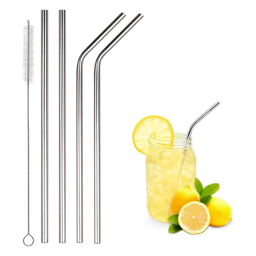 STEEL STRAW SET