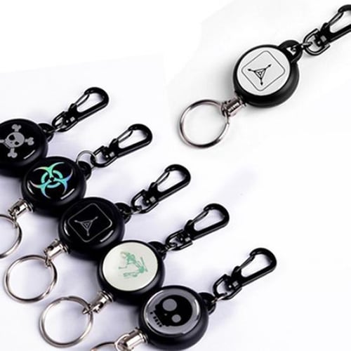 Steel Wire Retractable Keyring