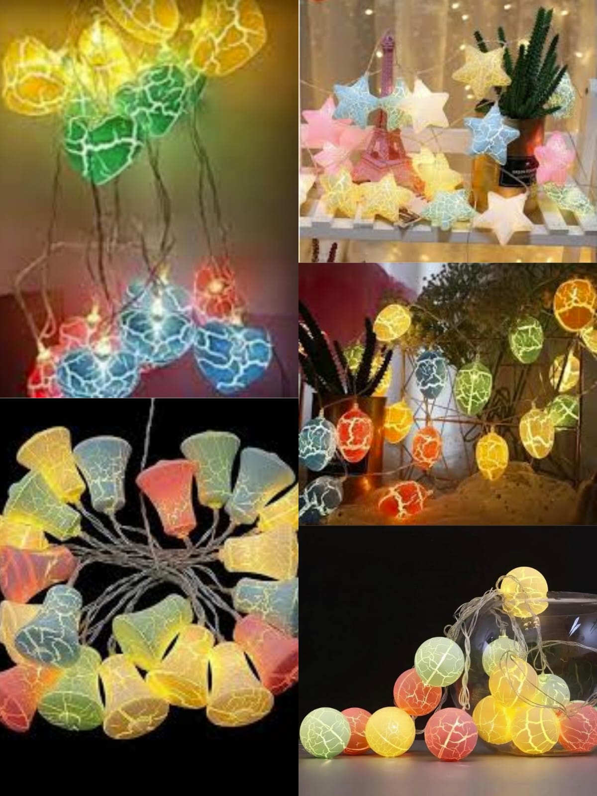 CRACKLE LIGHT(14 LED) (RANDOM DESIGN)