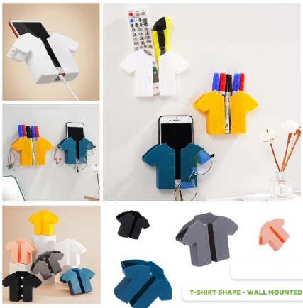 (PACK OF 2) SHIRT SHAPE WALL MOUNT