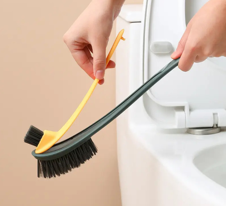 DUAL SIDE TOILET CLEANING BRUSH
