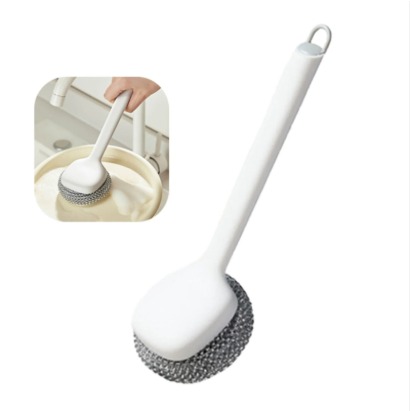 PLASTIC HANDLE SCRUBBER