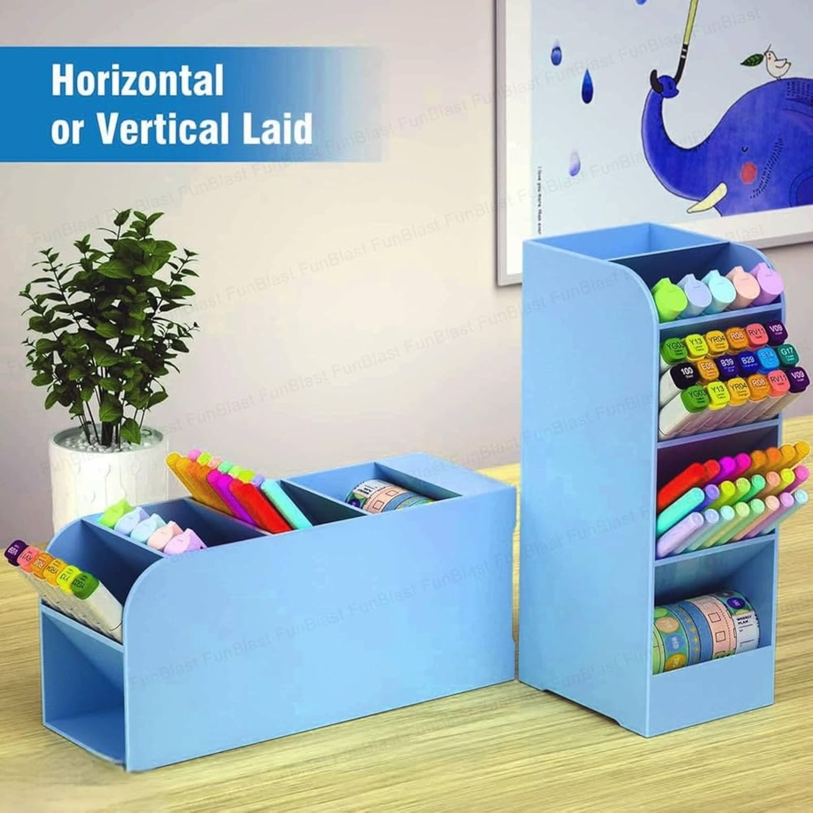 5 COMPARTMENT PEN HOLDER