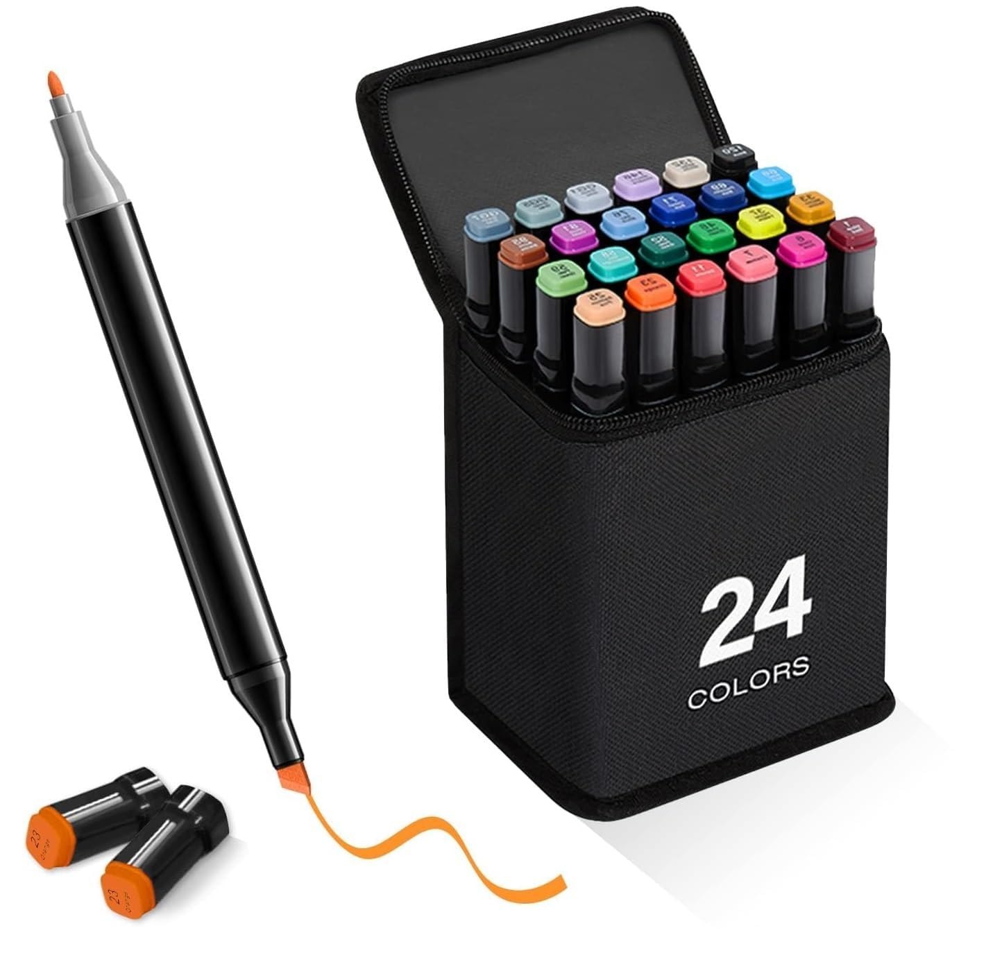 24 PC DUAL TIP MARKER