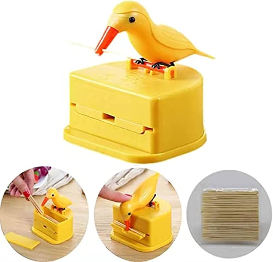 POP UP BIRD TOOTHPICK HOLDER