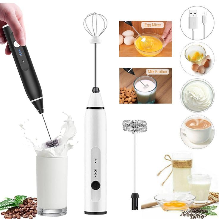 Rechargeable Coffee Beater with whisker