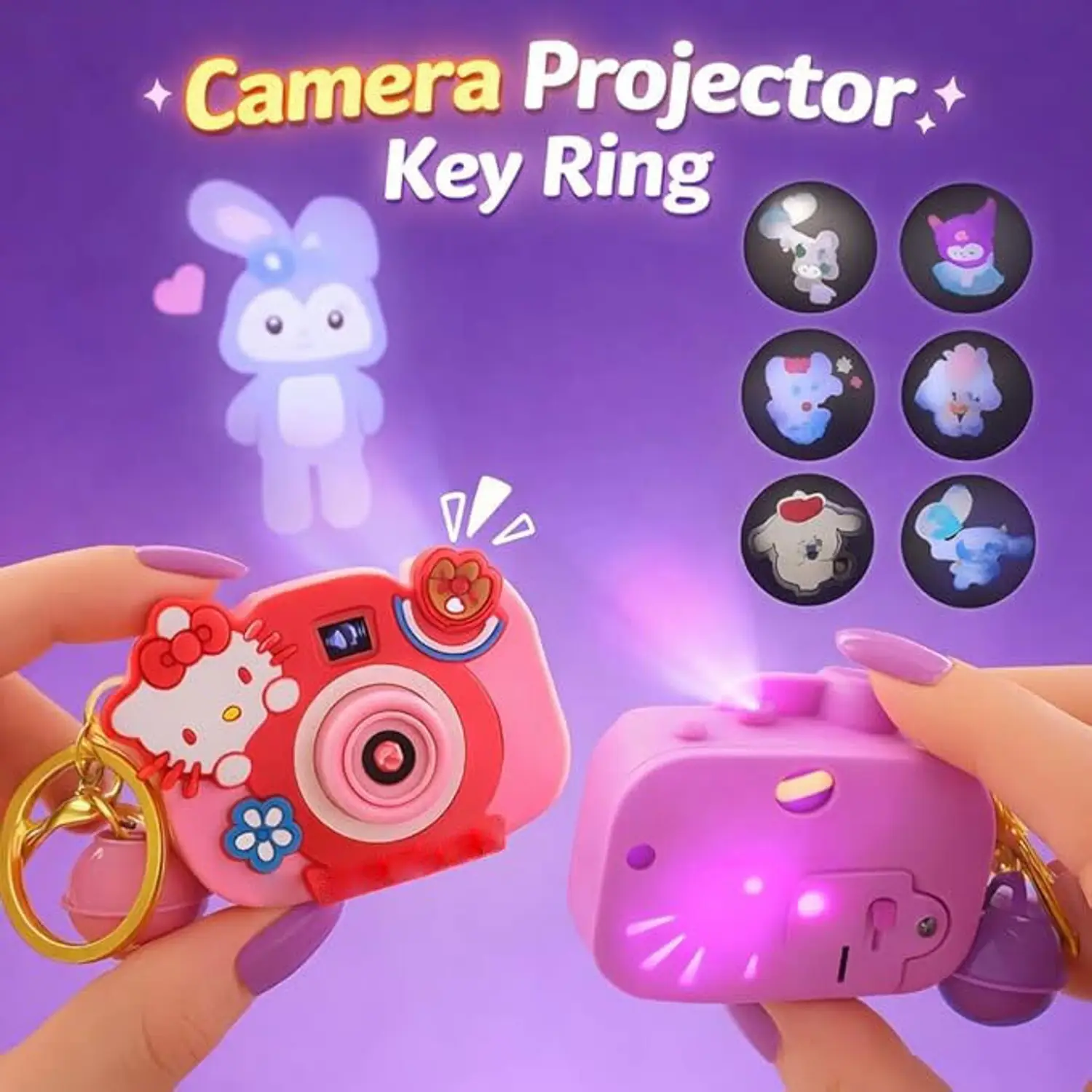 KEYCHAIN WITH PROJECTOR (2 PC SET)