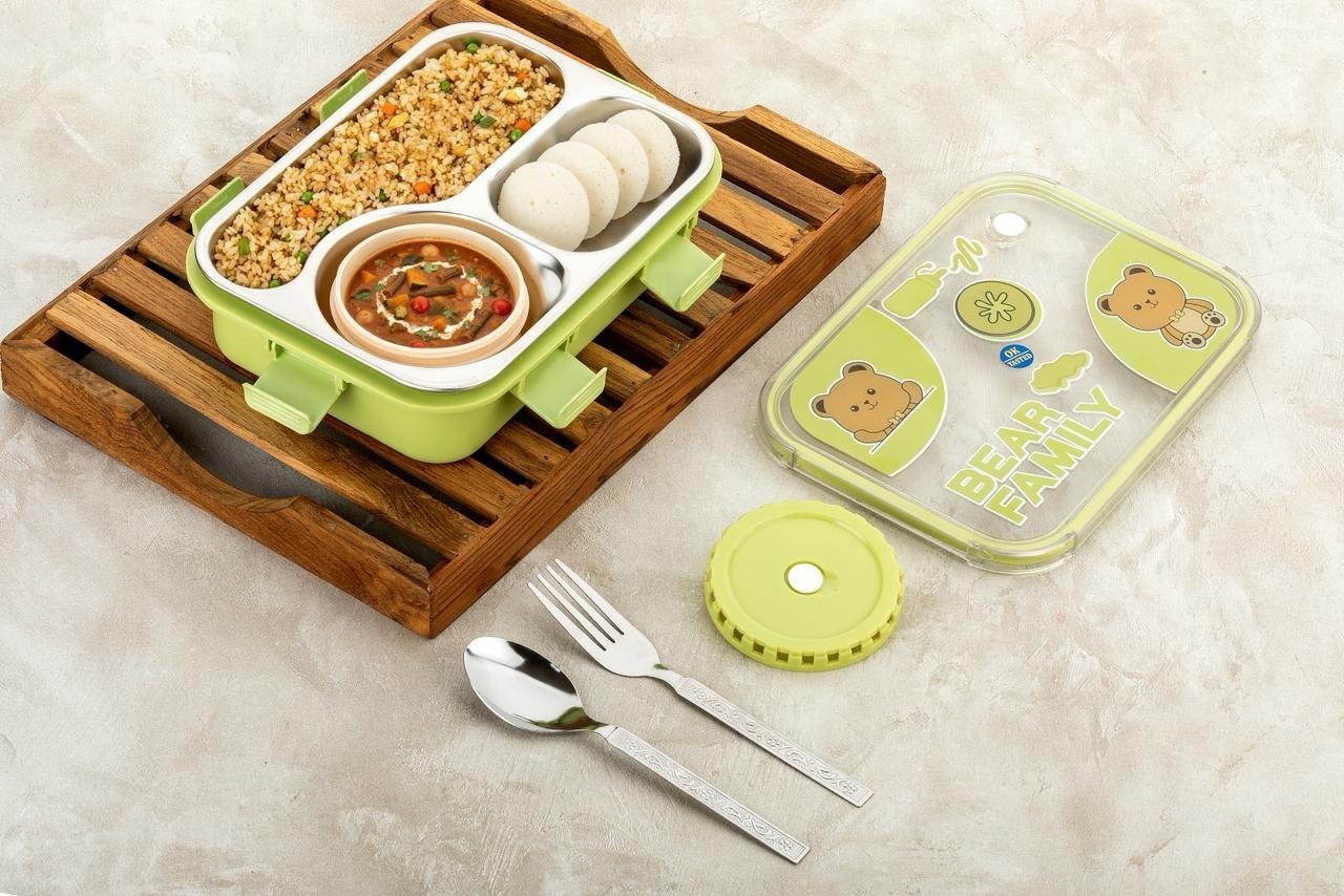 KOI KOI STEEL LUNCH BOX