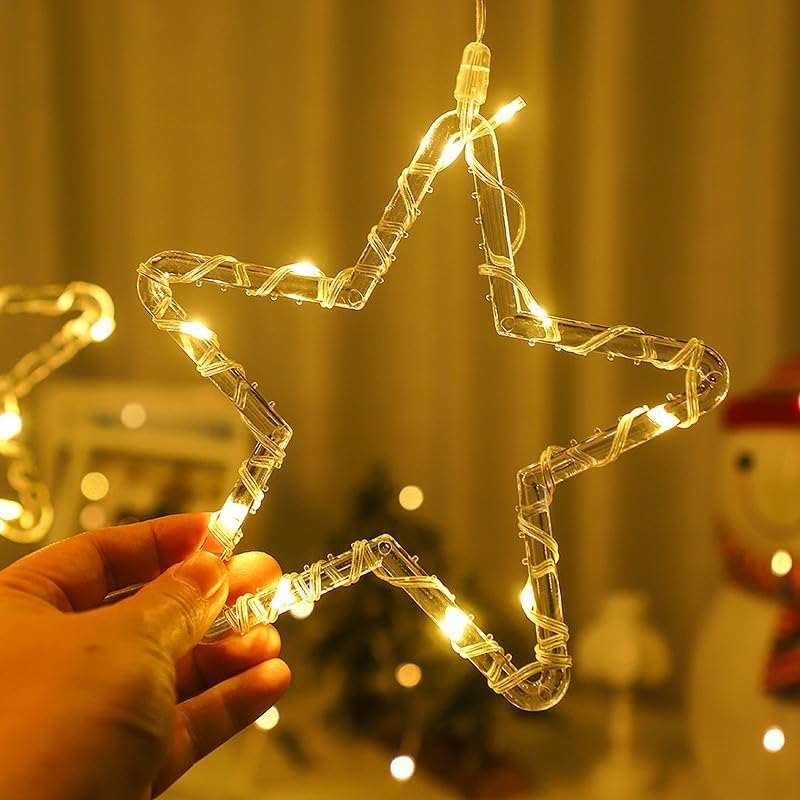 STAR CURTAIN 5*5 WARM WHITE LIGHT