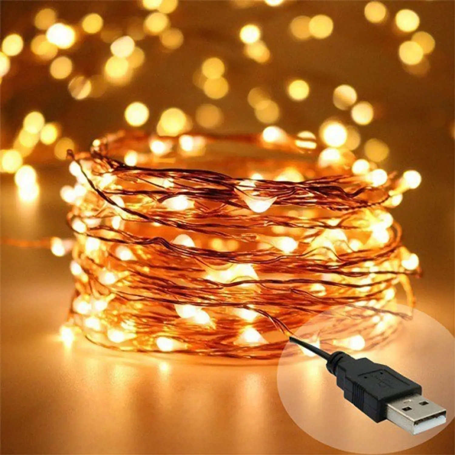 USB STRING LIGHT 10 MTR