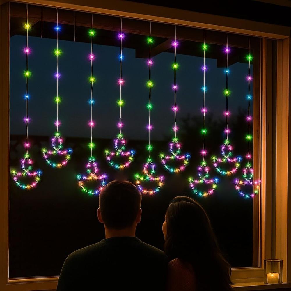 DIYA CURTAIN 5*5 MULTICOLOUR LIGHT