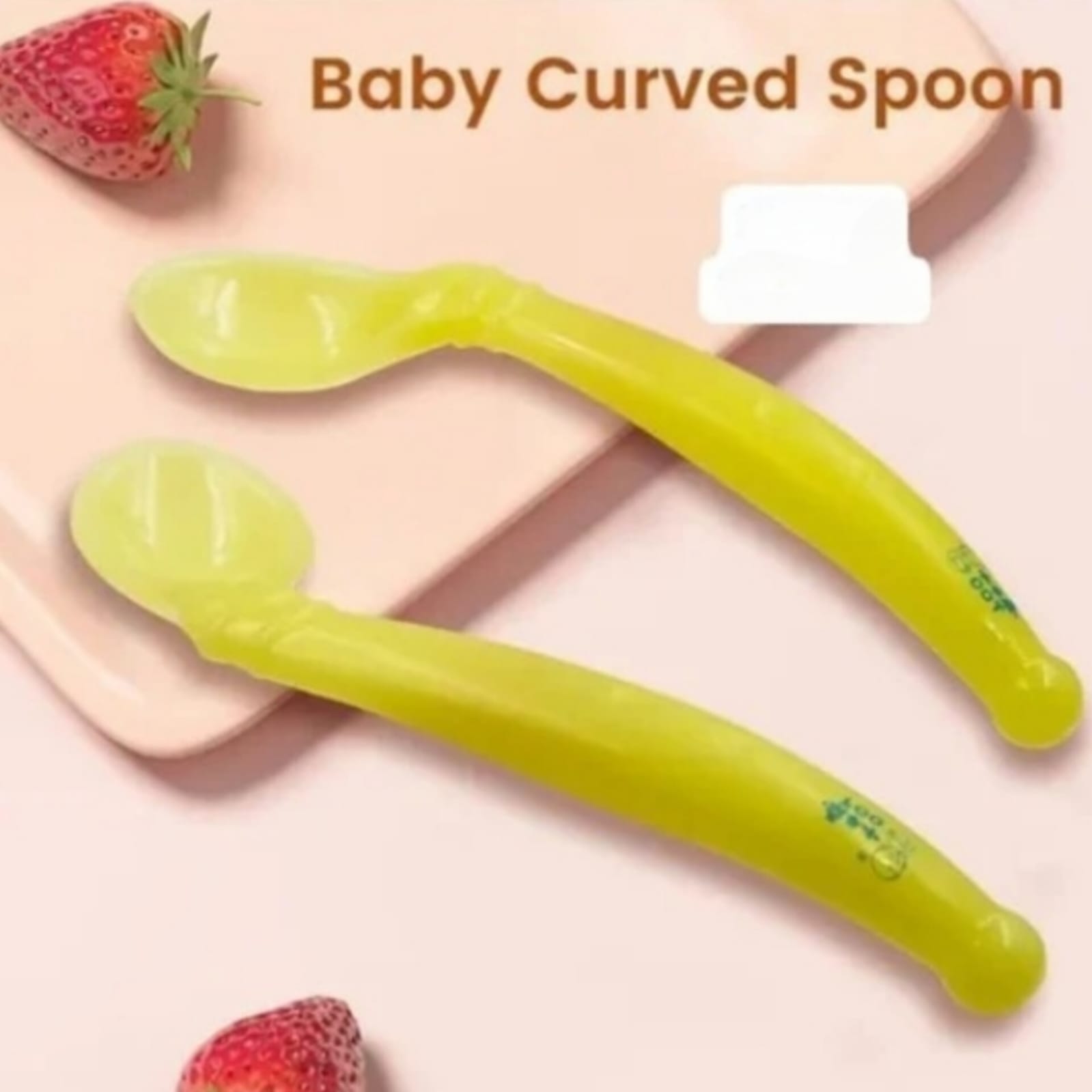 SIICONE BABY CURVED SPOON (SET OF 2)