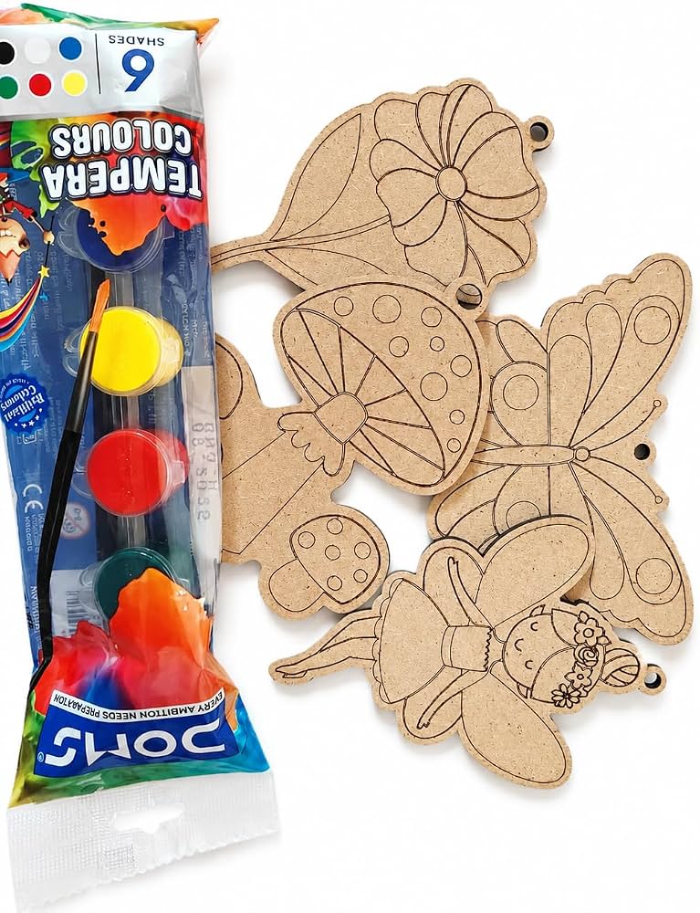 WOODEN PAINTING KIT (5 PC WOODEN CRAFT)